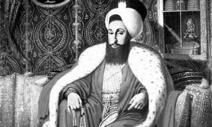 Султан Селим III (24. децембар 1761. – 29. јул 1808). Уље на платну Константина Капидаглија из 1803.