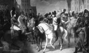 Сусрет Наполеона I и Александра I у Тилзиту јула 1807. уље на платну Жан-Баптисте Дебрета
