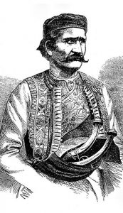 Лука Вукаловић (18. октобар 1823. - 6. јул 1873), вођа српског устанка у Херцеговини 1852 - 1862. Преузето са www.staresrpskeslike.com.
