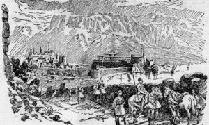 Град Јањина у 19. веку, данашња Грчка. Цртеж из 1897.