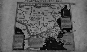 Tabula Europae IX, мапа Балкана из 1550.год. Себастијана Мунстера, Базел