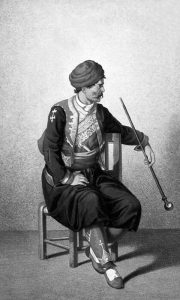Србин из Дубровника. Литографија у боји аустријског надвојводе Лудвига Салватора из 1870.