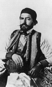 Петар II Петровић Његош (1813-1851), песник и владика Црне Горе. Фотографија Анастаса Јовановића из 1851. Преузето са www.staresrpskeslike.com