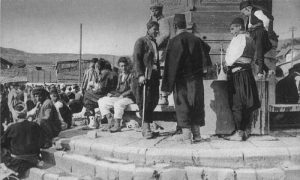 Сарајевска Башчаршија, Босна. Стара разгледница са почетка 20. века.