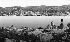 Стара разгледница Шибеника, Далмација.
