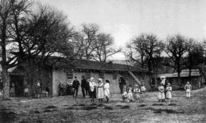 Сеоска болница у Јовцу крај Ћуприје за време рата 1877.год, Србија