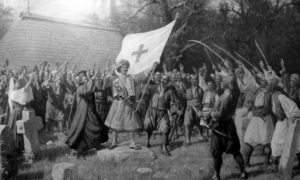 Таковски сабор и почетак Другог српског устанка, 24. април 1815. Слика Паје Јовановића из 1898.