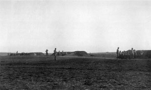 Положај српске батерије 75 мм Шнајдер-Кане М1907