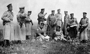 Бугарски генерал Ратко Димитријев испред Лозенграда, 1912.