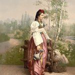 Девојка из Сарајева, између 1890. и 1900. (фото Library of Congress)