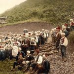 Група сељака, између 1890. и 1900. (фото Library of Congress)