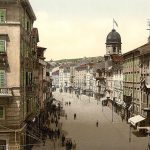 Корзо у Ријеци, између 1890. и 1900. (фото Library of Congress)