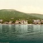 Поглед са мора на Опатију, између 1890. и 1900. (фото Library of Congress)