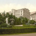 Хотел и парк у Опатији, између 1890. и 1900. (фото Library of Congress)