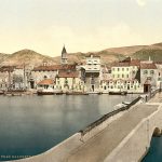 Чиовски мост у Трогиру, између 1890. и 1900. (фото Library of Congress)