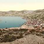 Поглед са запада на Вис, између 1890. и 1900. (фото Library of Congress)