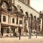Диоклецијанова палата у Шибенику, између 1890. и 1900. (фото Library of Congress)
