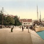 Обала у Шибенику, између 1890. и 1900. (фото Library of Congress)
