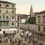 Зелени трг у задру, између 1890. и 1900. (фото Library of Congress)