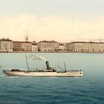 Поглед са мора на Задар, између 1890. и 1900. (фото Library of Congress)