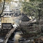 Низ млинова на реци Пливи, Јајце, 13. октобар 1912. (фото www.albert-kahn.hauts-de-seine.fr)