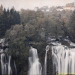Водопади Пливе, Јајце, 13. октобар 1912. (фото www.albert-kahn.hauts-de-seine.fr)