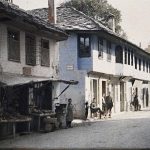 Улица, Мостар, 19. октобар 1912. (фото www.albert-kahn.hauts-de-seine.fr)