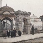 Џамија Ферхадија са дрвеним минаретом, Бањалука, 13. октобар 1912. (фото www.albert-kahn.hauts-de-seine.fr)