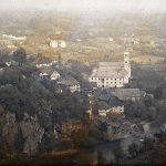 Фрањевачка црква, Јајце, 14. октобар 1912. (фото www.albert-kahn.hauts-de-seine.fr)