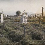 Мало гробље у католичком селу, околина из Сарајева, 16. октобар 1912. (фото www.albert-kahn.hauts-de-seine.fr)