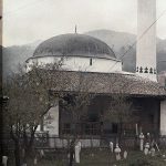 Муслиманско гробље и џамија, Сарајево, 18. октобар 1912. (фото www.albert-kahn.hauts-de-seine.fr)