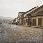 Улица са погледом на брда, Крушевац, 29. април 1913. (фото www.albert-kahn.hauts-de-seine.fr)