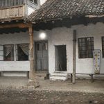 Ковчег испод надстрешнице турске куће, Крушевац, 29. април 1913. (фото www.albert-kahn.hauts-de-seine.fr)