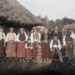 Чланови задруге Марка Митровића, Грачаница, 5. мај 1913. (фото www.albert-kahn.hauts-de-seine.fr)