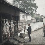 Месара крај Бистрице, Призрен, 7. мај 1913. (фото www.albert-kahn.hauts-de-seine.fr)