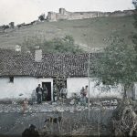 Стара охридска тврђава виђена са североистока, Охрид, мај 1913. (фото www.albert-kahn.hauts-de-seine.fr)