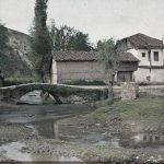 Стари мост на излазу из Охрида, између Охрида и Струге, мај 1913. (фото www.albert-kahn.hauts-de-seine.fr)