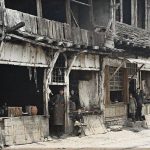 На главној улици, продавница роштиља, Охрид, мај 1913. (фото www.albert-kahn.hauts-de-seine.fr)