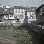 Поглед на стару тврђаву, Охрид, мај 1913. (фото www.albert-kahn.hauts-de-seine.fr)