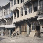 Самуилова улица, Охрид, мај 1913. (фото www.albert-kahn.hauts-de-seine.fr)