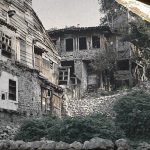 Кућа у рушевном стању, Охрид, мај 1913. (фото www.albert-kahn.hauts-de-seine.fr)