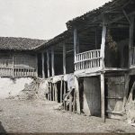 Плаво унутрашње двориште, Охрид, мај 1913. (фото www.albert-kahn.hauts-de-seine.fr)