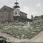 Црква са новим звоником, Ресен, мај 1913. (фото www.albert-kahn.hauts-de-seine.fr)