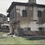 Село Јанковец са истоименим манастиром, околина Ресена, мај 1913. (фото www.albert-kahn.hauts-de-seine.fr)