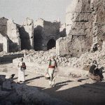 Бомбардована пијаца, Скадар, 21. октобар 1913. (фото www.albert-kahn.hauts-de-seine.fr)