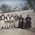 Католички мештани планинске области Дукађин, Скадар, 21. октобар 1913. (фото www.albert-kahn.hauts-de-seine.fr)