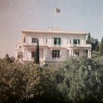 Вила Ахилион, Крф, 3. октобар 1913. (фото www.albert-kahn.hauts-de-seine.fr)