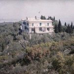 Вила Ахилион, Крф, 3. октобар 1913. (фото www.albert-kahn.hauts-de-seine.fr)