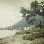 Панорама села Беница, Крф, 3. октобар 1913. (фото www.albert-kahn.hauts-de-seine.fr)