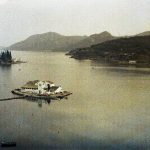 Полуострво Канони и два острвцета, Крф, 3. октобар 1913. (фото www.albert-kahn.hauts-de-seine.fr)